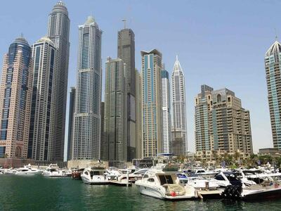 Jachty w Dubai Marina